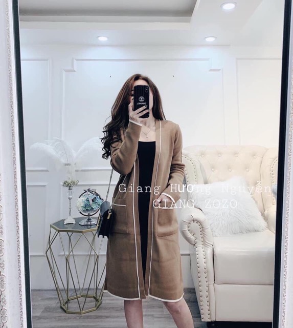 Áo khoác len dáng dài