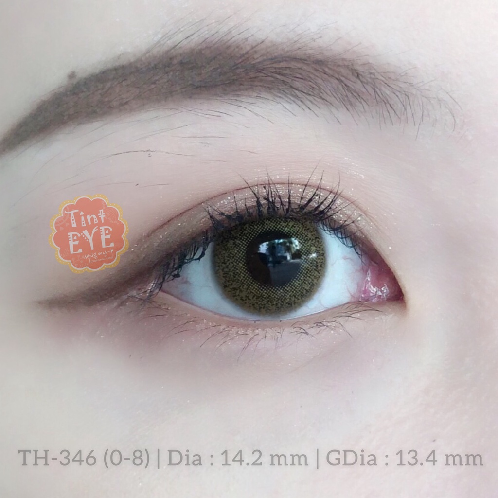 Lens cho Mắt Thở Honey Brown 0 - 8 độ