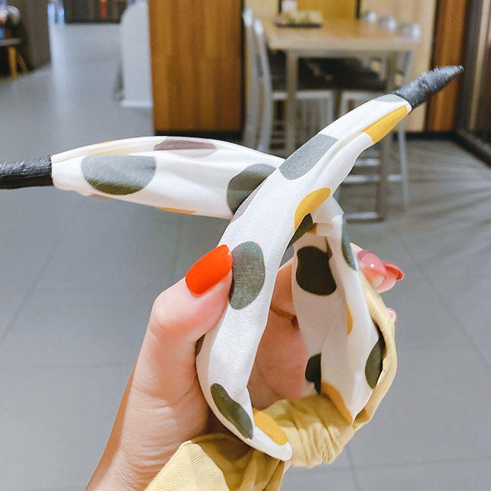 Cài Tóc Nơ Bản Rộng Họa Tiết Trái Cây Chấm Bi Dễ Thương Cho Bé