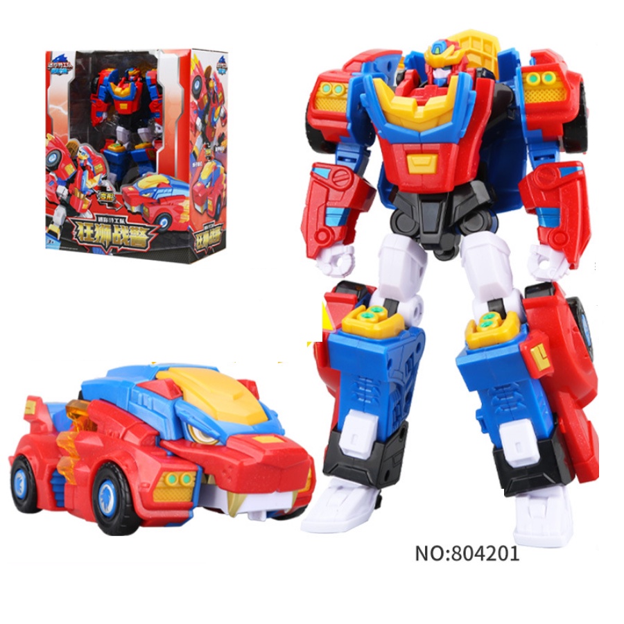 Đồ chơi miniforce mô hình Siêu Robot Cảnh sát Vũ trụ Sư tử Leo Cop đồ chơi lực lượng nhí