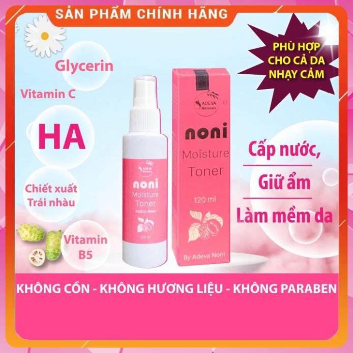 Toner, Nước Hoa Hồng Cấp Nước Dưỡng Ẩm Cho Mọi Loại Da- Adeva Noni 120ml