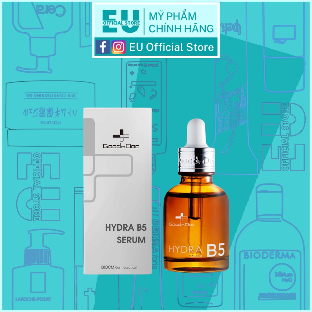 Serum B5 GoodnDoc - Cấp Ẩm Phục Hồi Làm Sáng Da 30ml