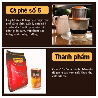Cà Phê Pha Sữa Số 5 - Đất Sài Gòn Cafe - Gói 500g