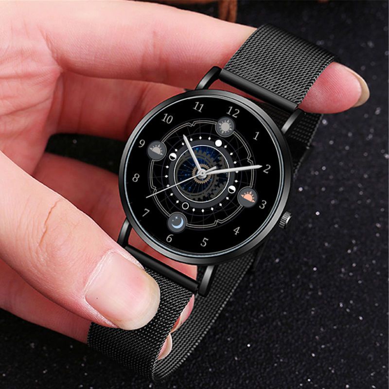 Genshin impact xem anime hoạt hình Klee Keqing ZhongLi Hutao xung quanh nam và nữ sinh viên đồng hồ thạch anh không thấm nước D04F