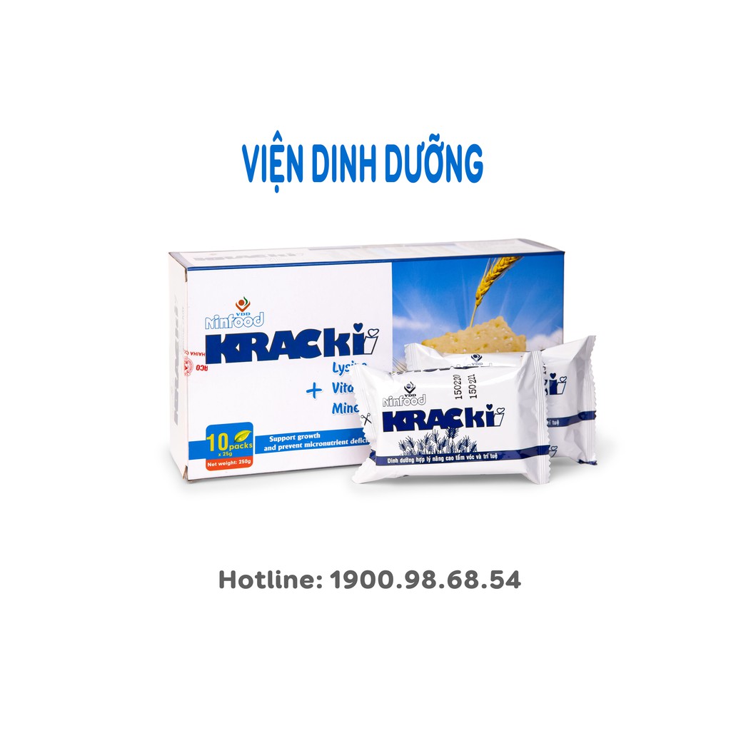 SIÊU TIẾT KIỆM- BÁNH QUY BỔ SUNG VI CHẤT KRACKII - VIỆN DINH DƯỠNG QUỐC GIA