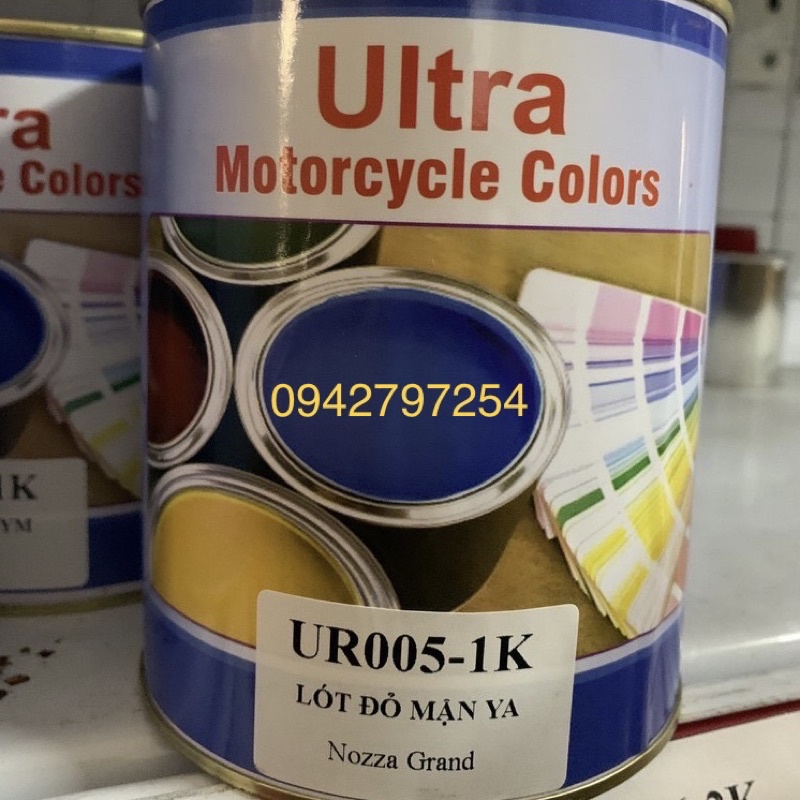 Sơn xe máy Yamaha Grande màu Đỏ đô UR005-1K và UR005-2K Ultra Motorcycle Colors