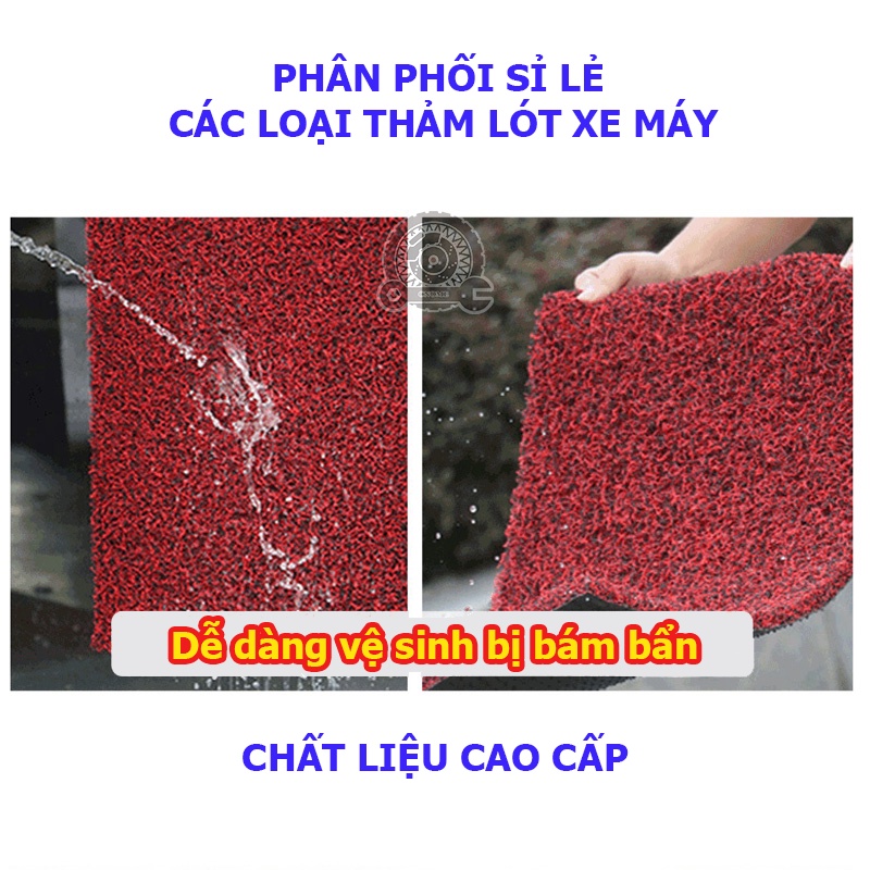 Thảm lót cao cấp các dòng xe Zoomer 50CC, Dio, AB, VARIO, SH, VISION, LEAD, ZOOMER, GRANDE, JANUS, VESPA, PIAGGIO