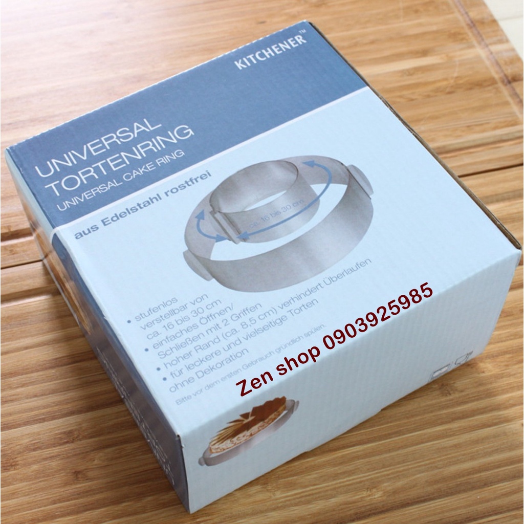 Khuôn Ring Tròn Thay Đổi Kích Thước 16cm - 30cm.