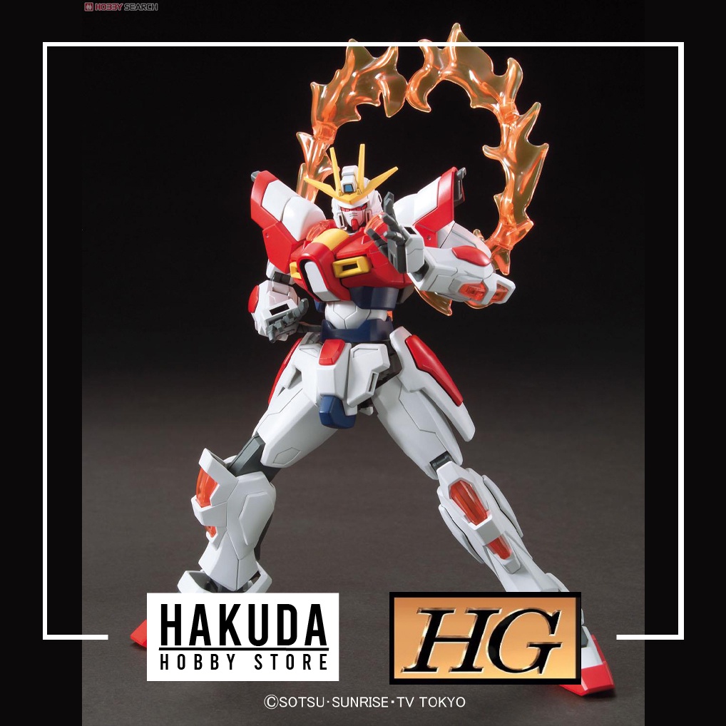 Mô hình HGBF 1/144 HG Build Burning Gundam - Chính hãng Bandai Nhật Bản