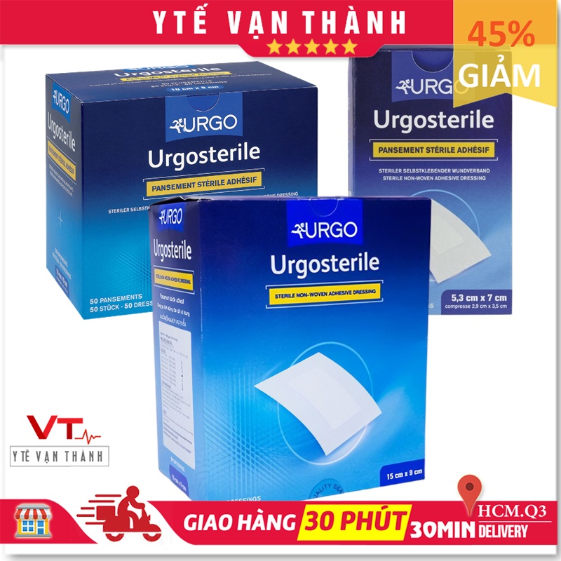 ✅ Băng Keo Y tế Có Gạc Vô Trùng: Urgosterile - P0145