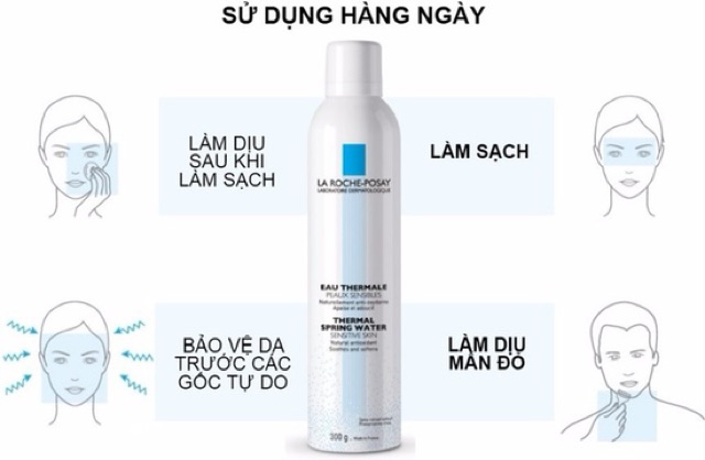 Xịt khoáng La Roche Posay Trắng các size