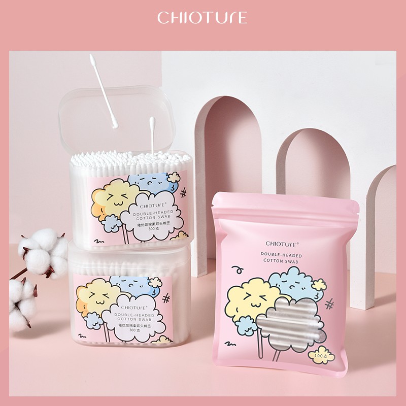 Tăm bông Chioture được làm từ 100% cotton