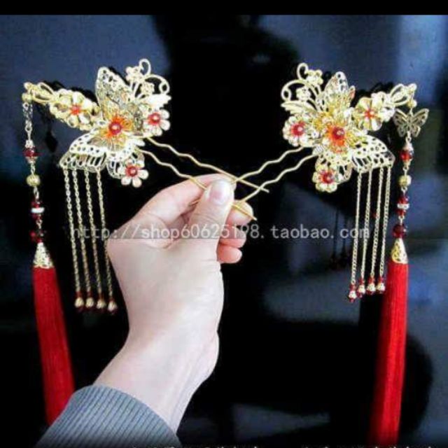 Đôi trâm cổ trang