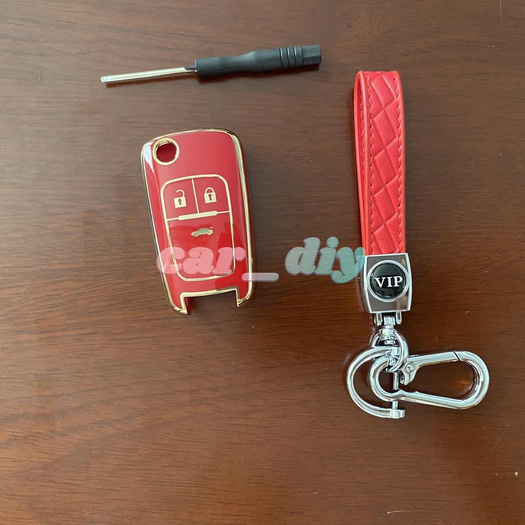 Ốp Da TPU Bảo Vệ Chìa Khóa Xe Hơi Chevrolet Cruze Aveo Captiva Buick Opel Astra Corsa
