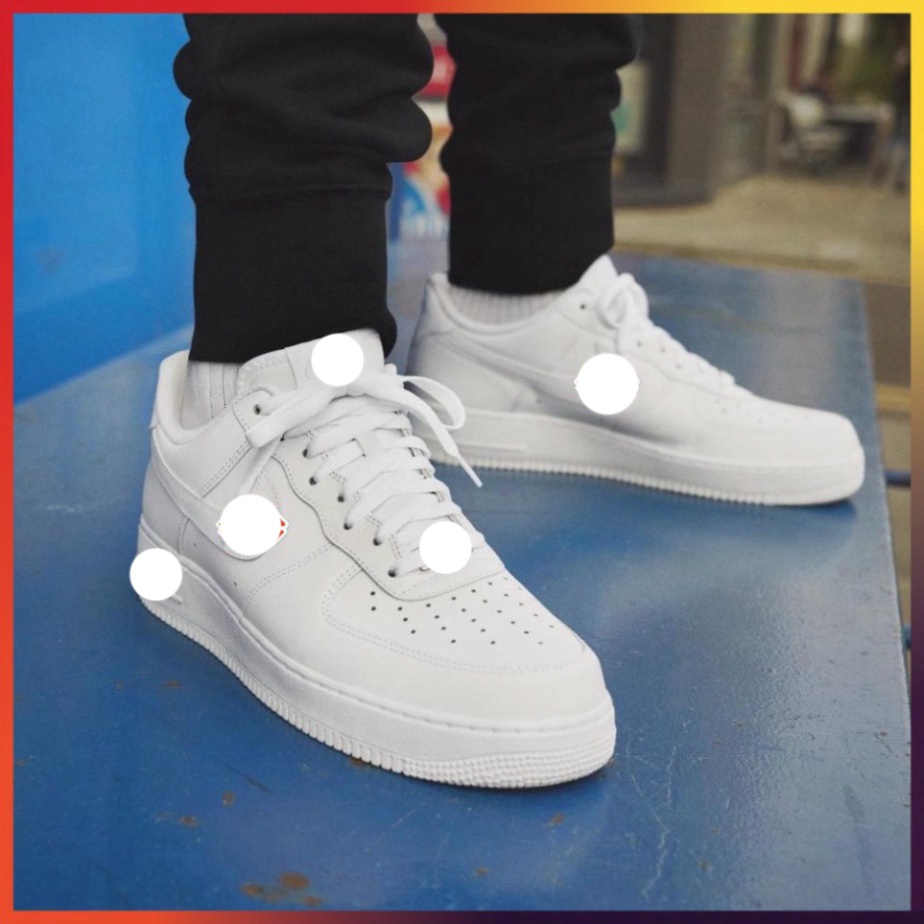Giày AF 1 Trắng, cổ thấp nam nữ, Hot Trend, Giày Thể Thao cổ thấp