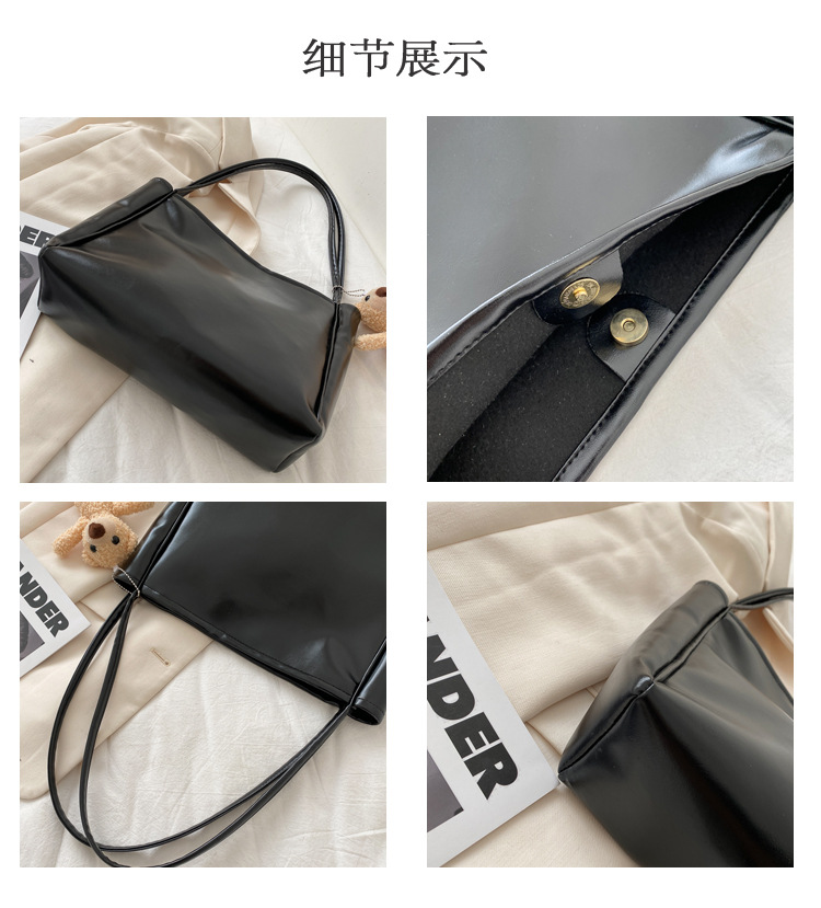 Túi Xách JASMIN NOIR Bằng Da PU Thời Trang Hàn Quốc Cho Nữ