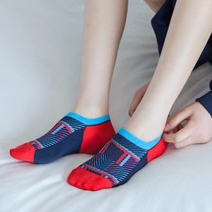 [Mã FAMARAL1 giảm 10K đơn 50K] Tất lười họa tiết, set 5 đôi vớ lười nam nữ chất liệu cotton