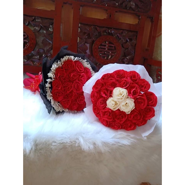 ❣❣ BÓ HOA GIẤY NHÚN TO - hoa handmade ❣❣