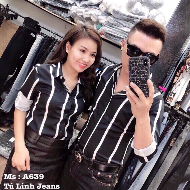 Sơ mi cặp nam và nữ/280k/1 cặp