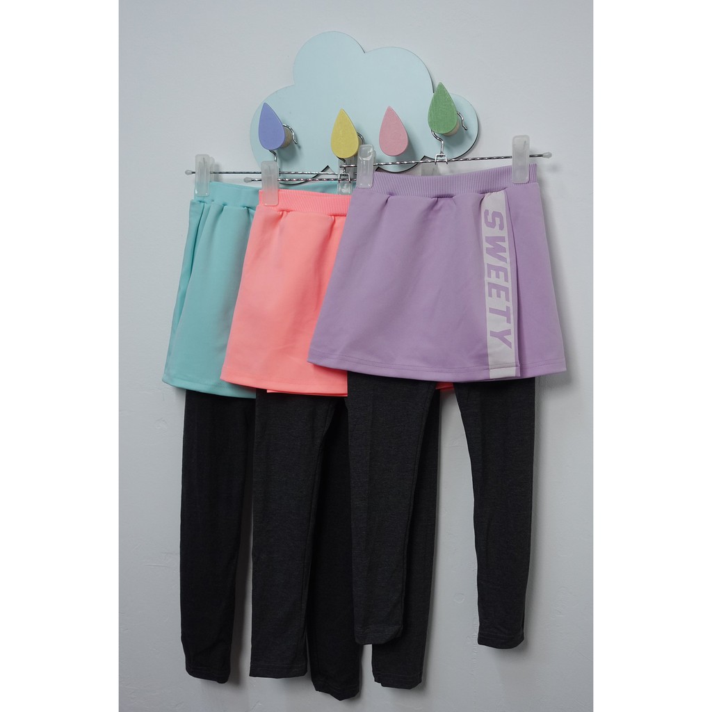 Quần váy thể thao Elfinkids giả vạt 3 màu