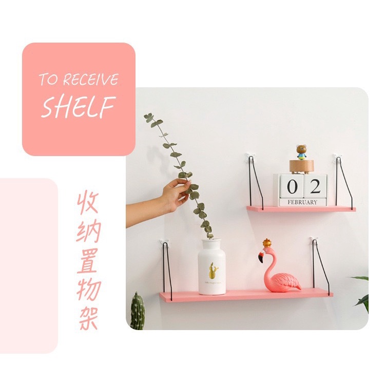 Kệ treo tường đáy gỗ phòng khách để đồ đa năng, Trang Trí Nhà Cửa  M01