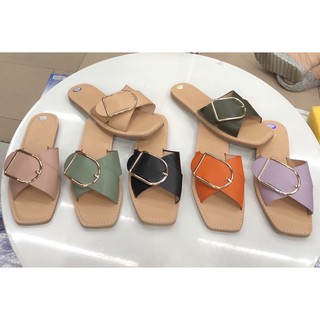 Dép chéo nữ,quai bản lớn cá tính,ôm chân