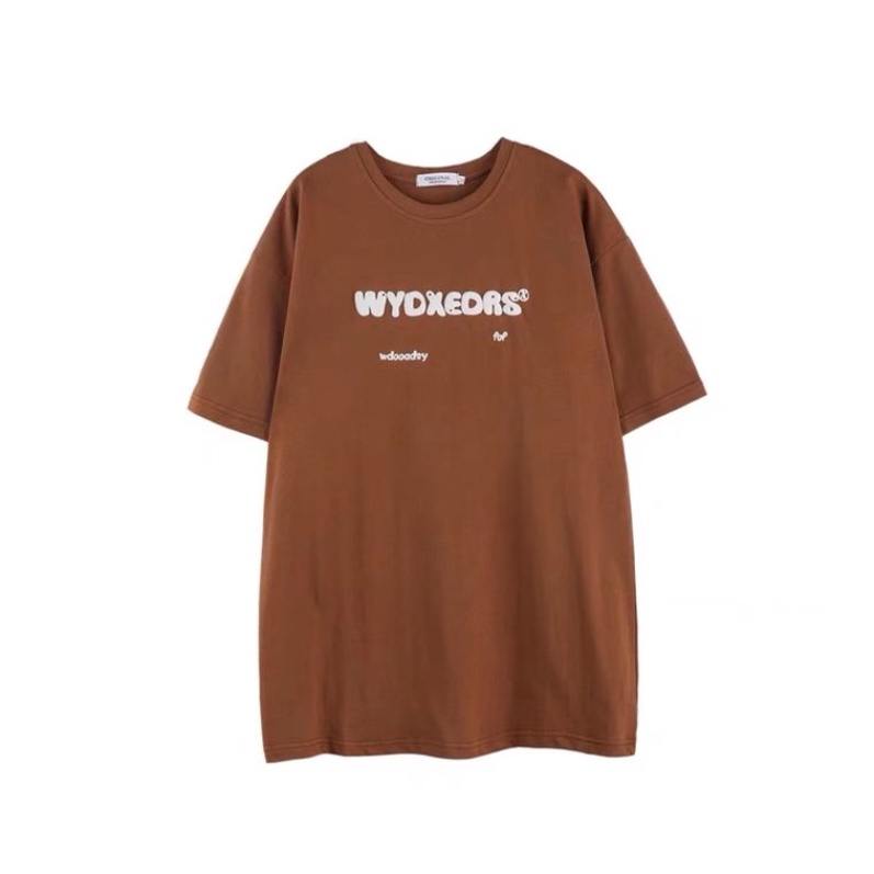 Áo Thun Tay Lỡ Dáng Rộng In Chữ Thời Trang Mùa Hè Cho Nam size M-5XL