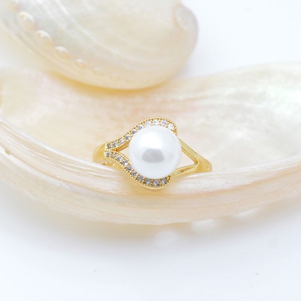 [N9B] Phụ kiện trang sức (DIY) - Khay nhẫn bạc trống vân trơn kiểu Trái tim nạm đá làm nhẫn đính ngọc