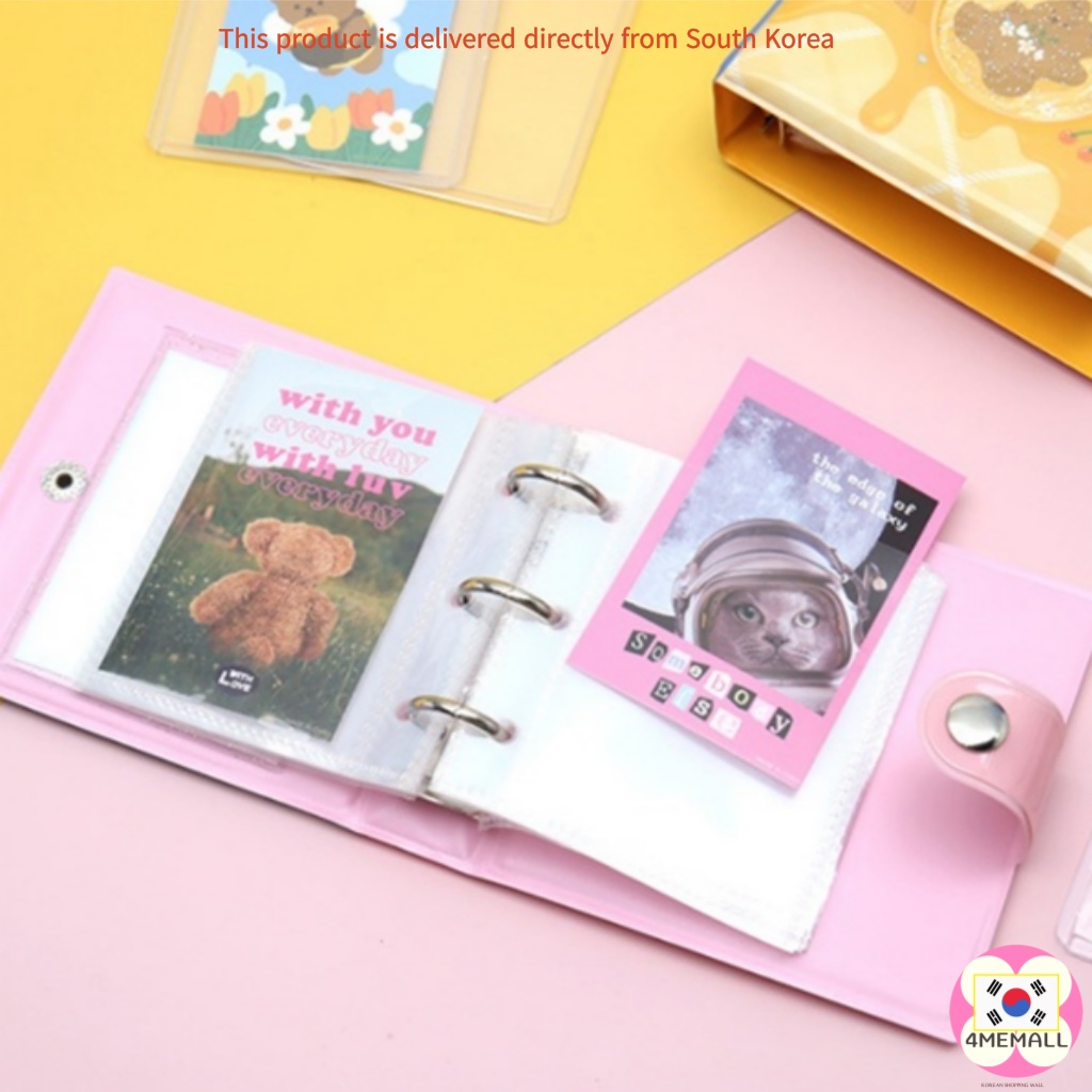 Album ảnh thẻ nhỏ xinh 30 tờ hoạ tiết gấu teddy dễ thương