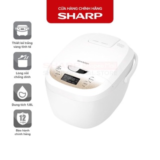 Nồi cơm điện tử Sharp 1.8L KS-COM186EV-GL Công Suất 830W