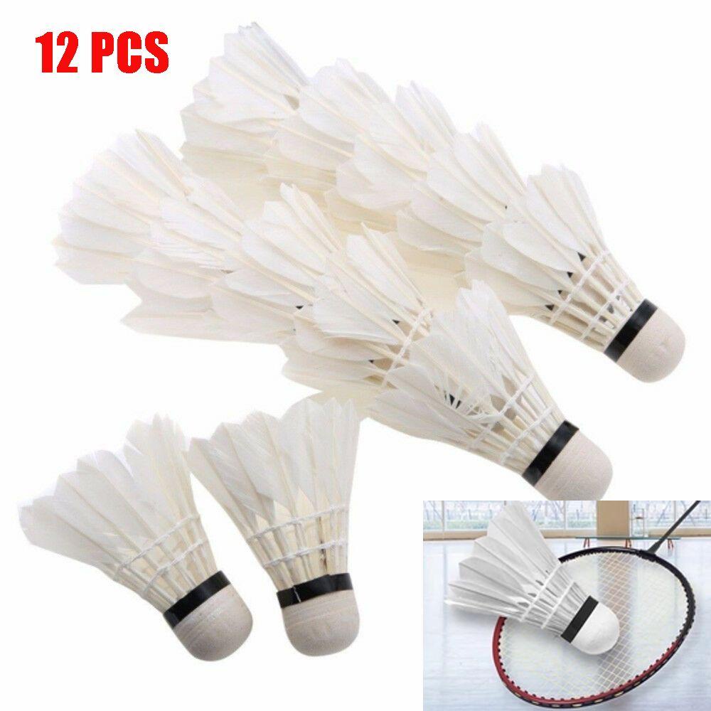 Set 24 / 12 Quả Cầu Lông Ngỗng Bền Thời Trang Dành Cho Thể Thao