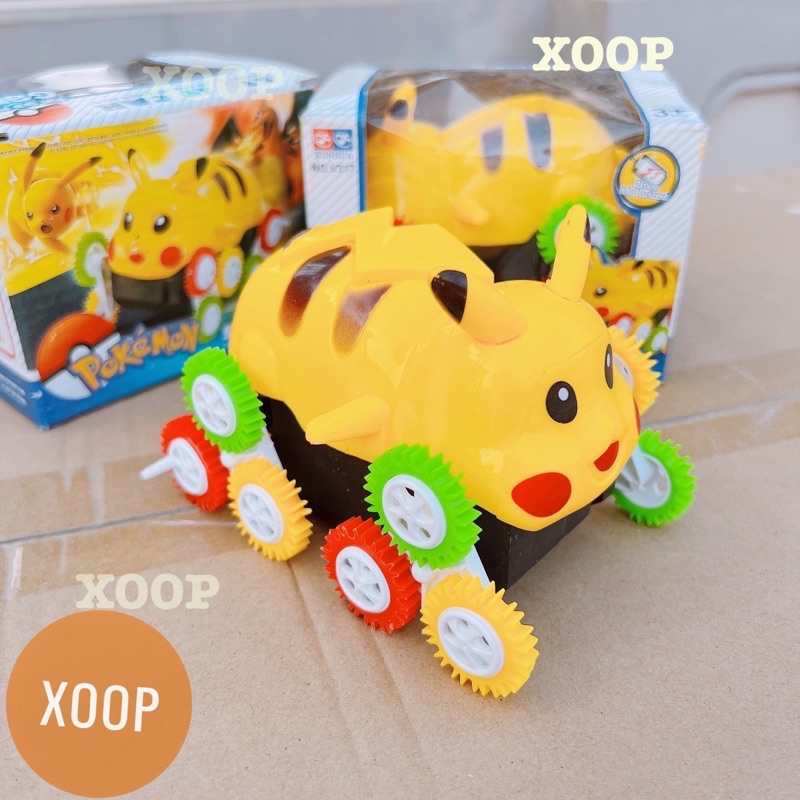 Đồ chơi ! Xe tự lật ngửa hình thú nhiều mẫu đóng hộp cho bé