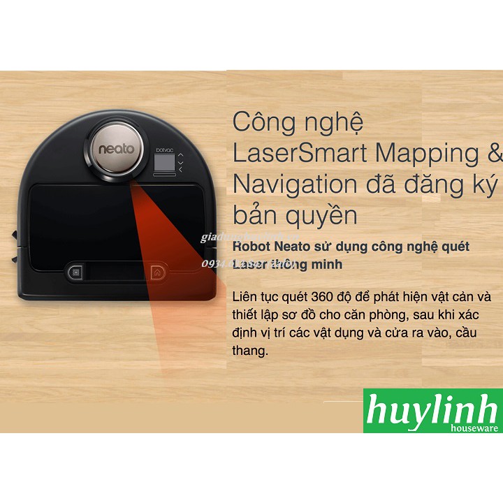 Robot hút bụi Neato Botvac D75 - chính hãng