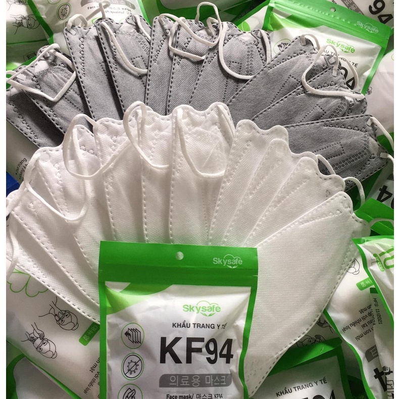[Mã COSDAY giảm 8% đơn 150K] Túi 10 cái khâu trang KF94, khẩu trang 4D, tiêu chuẩn Hàn quốc