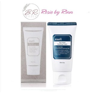 Kem Dưỡng Ẩm Klairs Dành Cho Da Khô, Mất Nước 60ml Rich Moist Soothing Cream