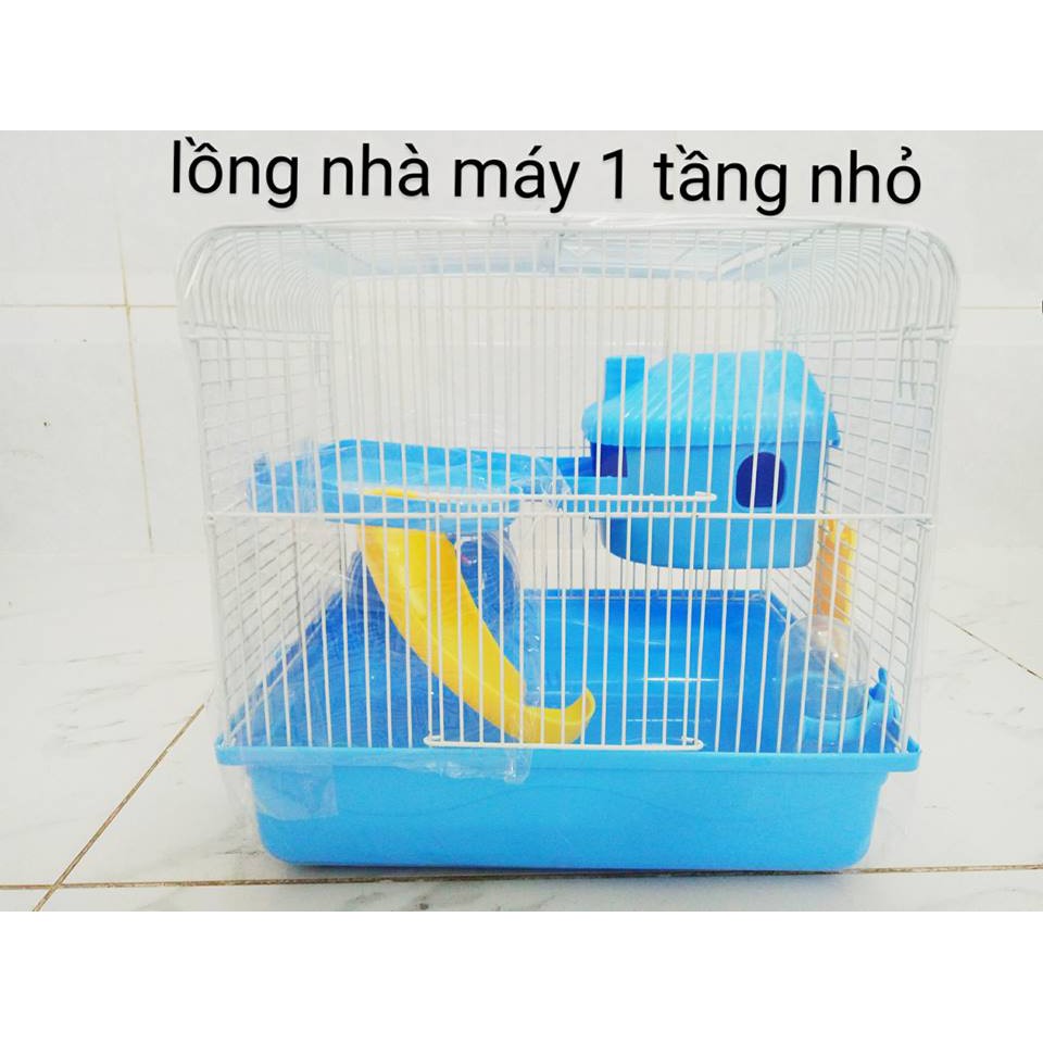 Lồng nhà máy 1 tầng dành cho hamster