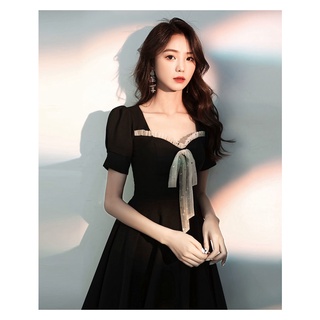Váy Xòe Nơ Sao ⚡️ẢNH THẬT⚡️ Váy Đầm Cotton Ngắn Tay, Dáng Xòe Cực Xinh