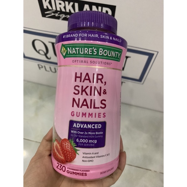 Kẹo dẻo HAIR, NAIL, SKIN GUMMIES ADVANCED mẫu mới của Mỹ | Shopee Việt Nam