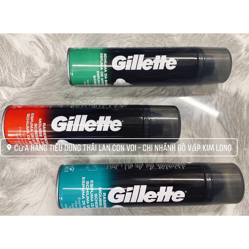 BỌT CẠO RÂU GILLETTE 300ml UK