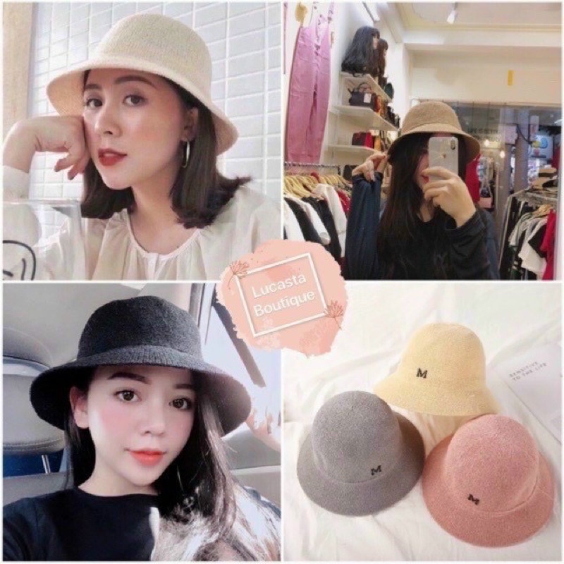 MŨ CÓI CHỮ M HÀN QUỐC
