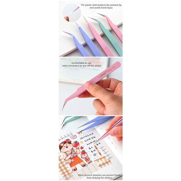 Nhíp hỗ trợ dán hình dán thiết kế đẹp mắt tiện dụng