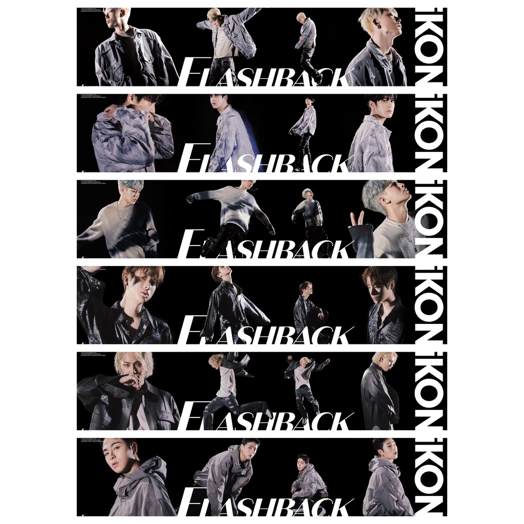 Set 6 bookmark ảnh nhóm IKON - FLASHBACK