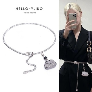 Túi đeo hông mini đính đá thời trang cho nữ