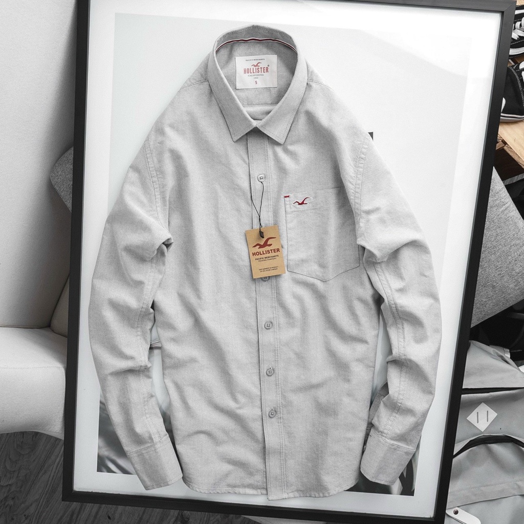 ÁO SƠ MI NAM TAY DÀI VẢI OXFORD ĐẸP