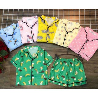 39% giảm set bộ pijama bé trai bé gái siêu hot mùa hè 2018