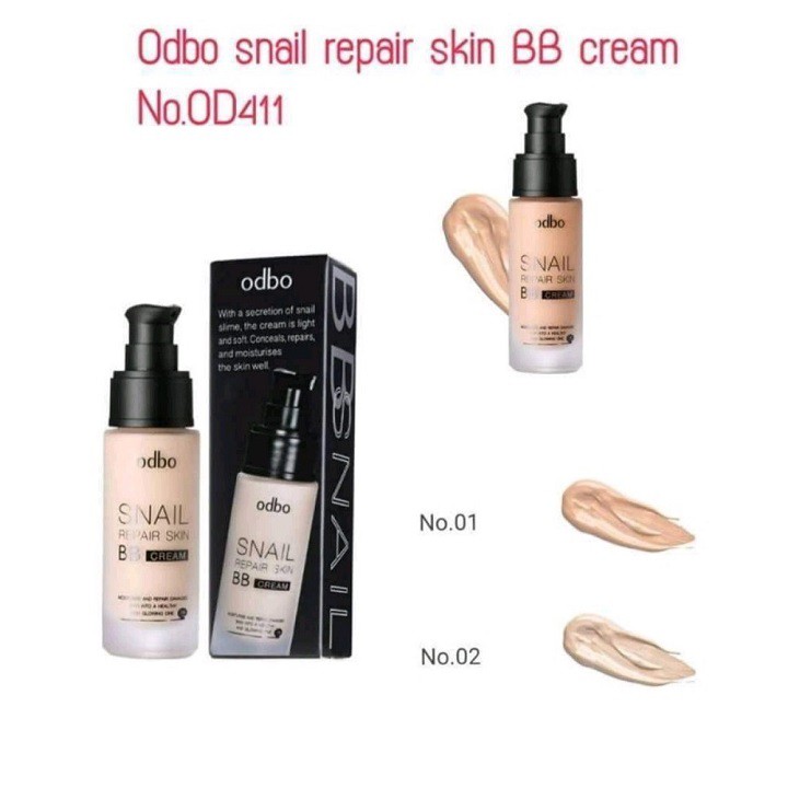 Kem Nền SNAIL BB Cream ODBO Repair Skin 30g.