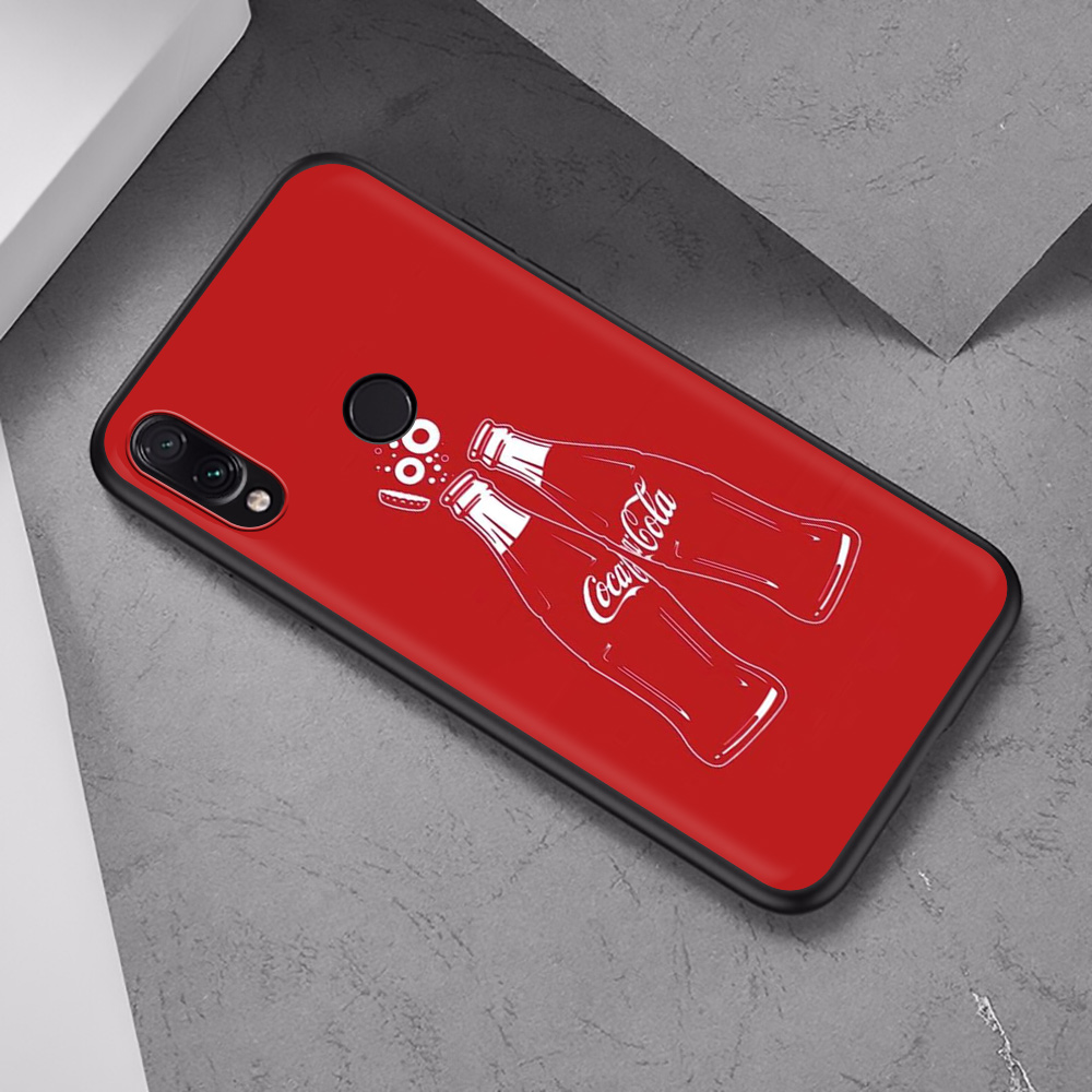 Ốp Lưng Silicone Họa Tiết Coca Cola Độc Đáo Cho Redmi Note 5 6 7 8 8t 9 9s Pro Max