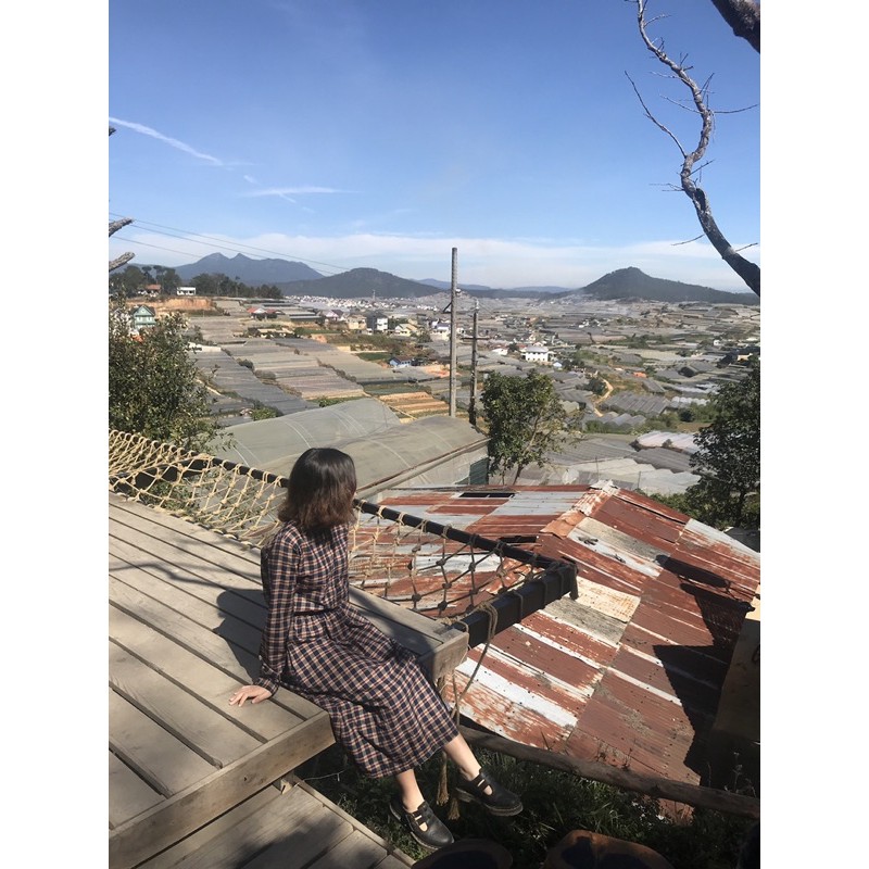 Đầm vintage freesize