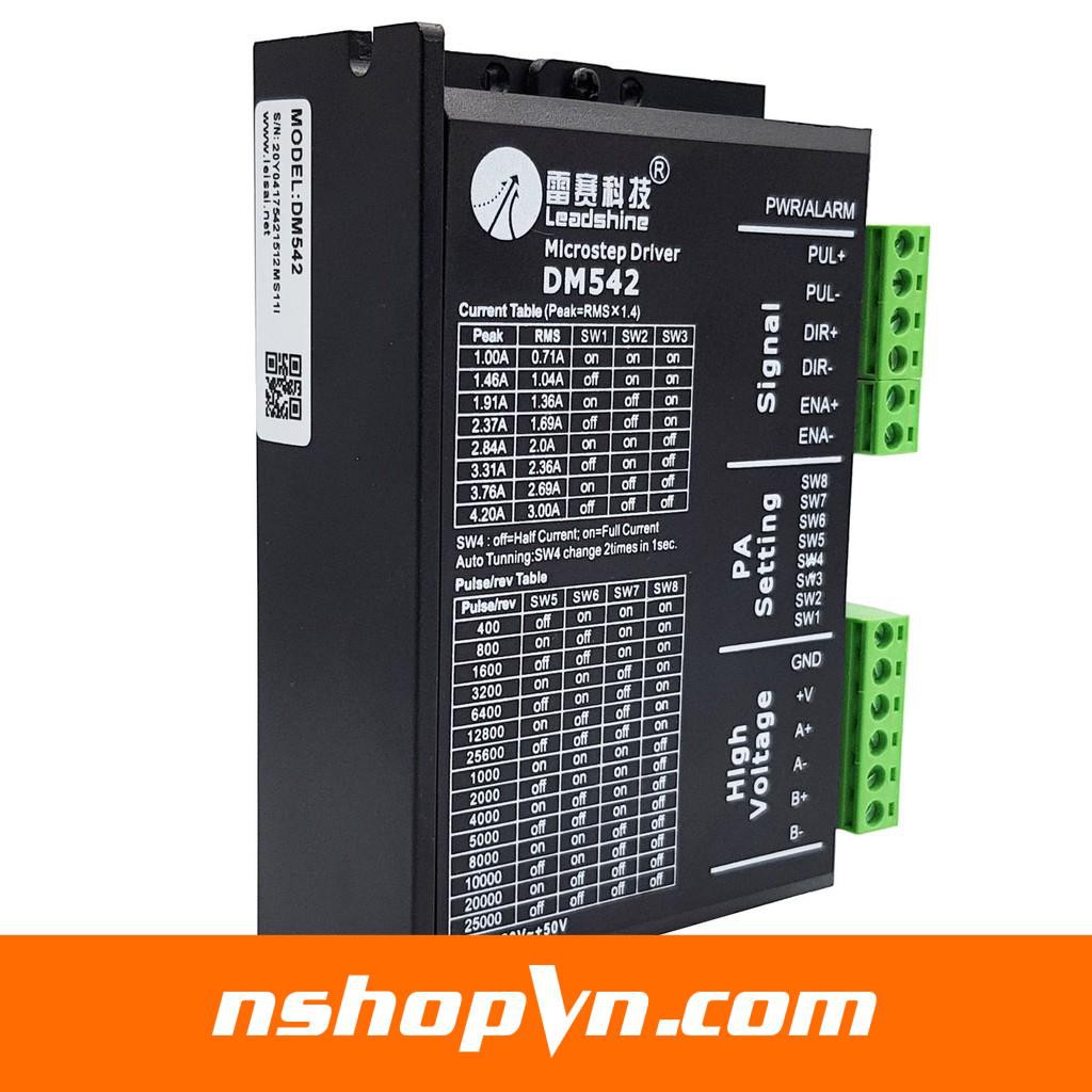 Driver điều khiển động cơ bước Leadshine DM542 4.2A