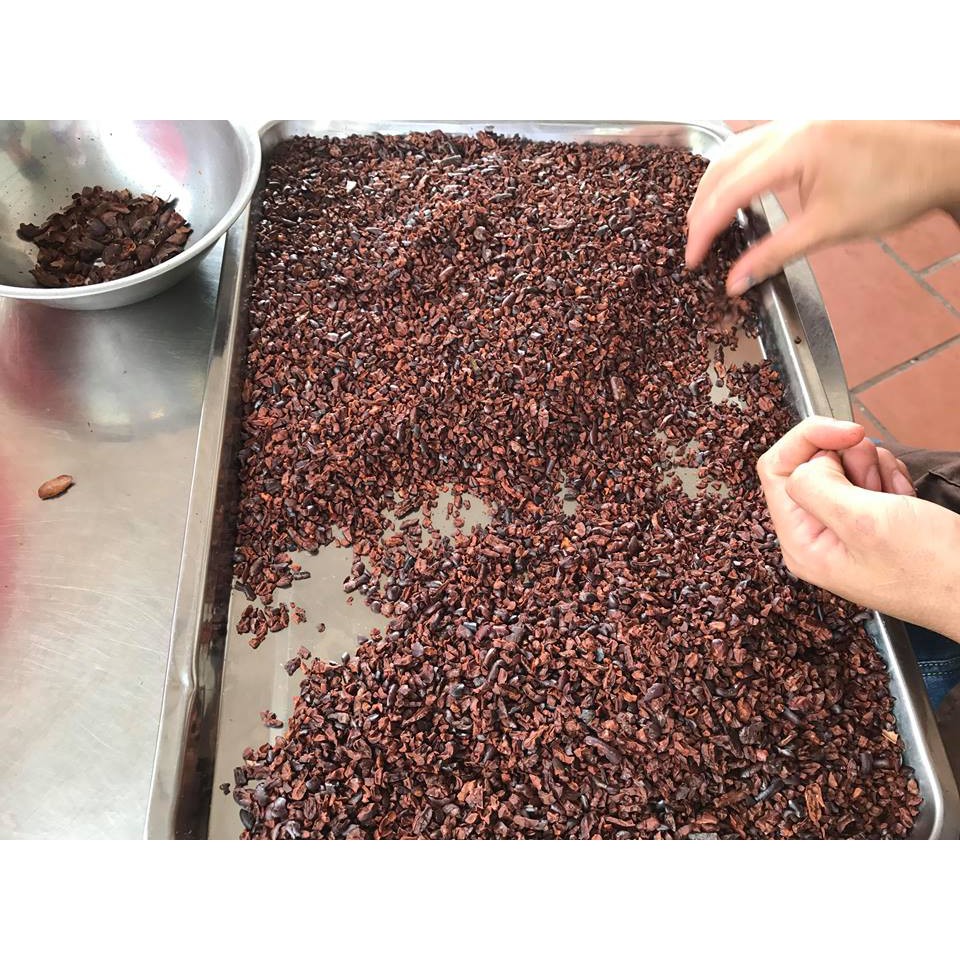 Cacao Nibs hạt ca cao ngòi rang CACAOMI chuẩn Keto - 80g